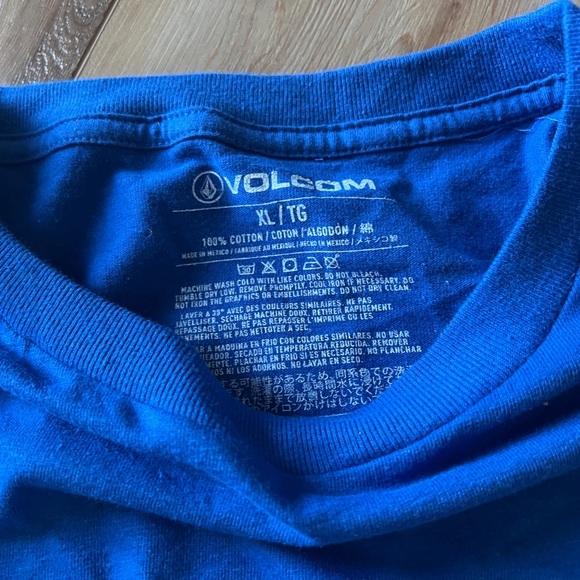 NWT - Volcom Mens Shirt Iconic Stone Long Sleeve - Royal Blue - Picture 5 of 7